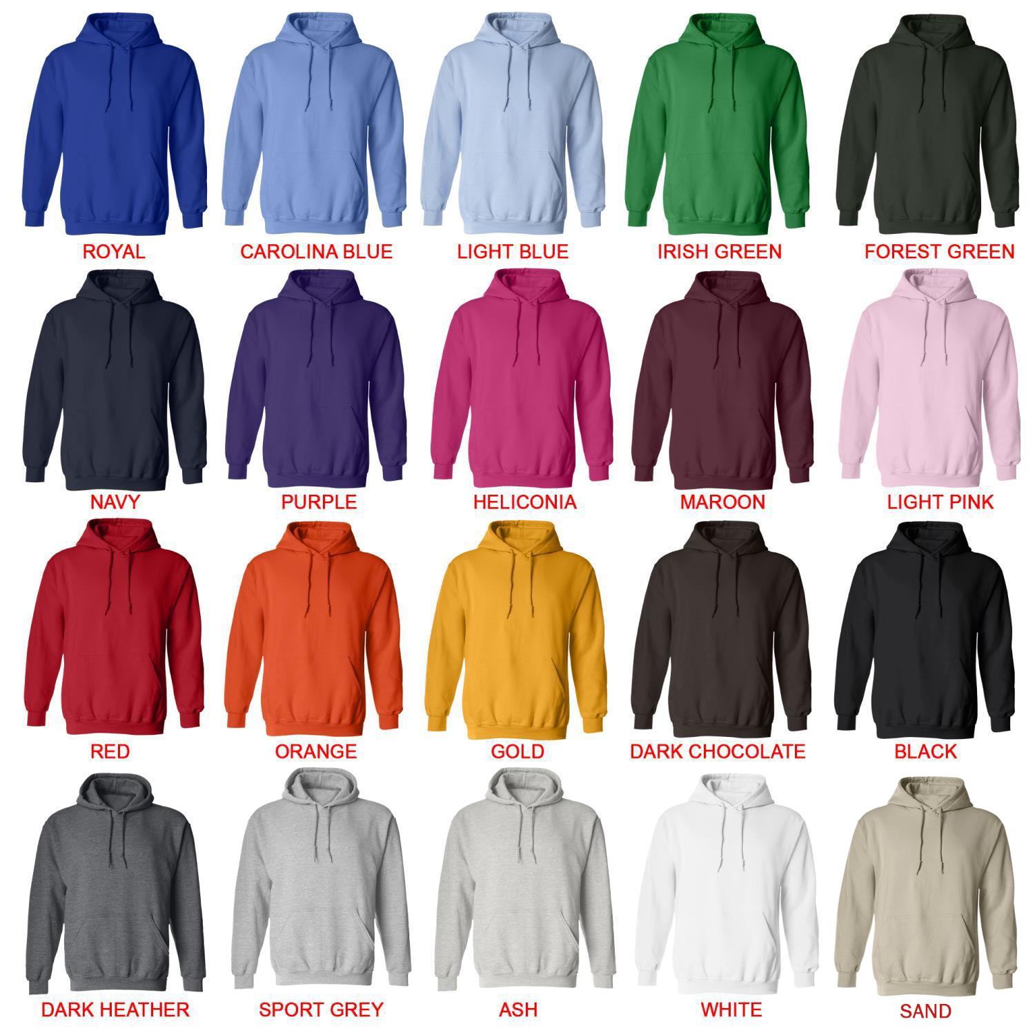 hoodie color chart - Grand Blue Merch
