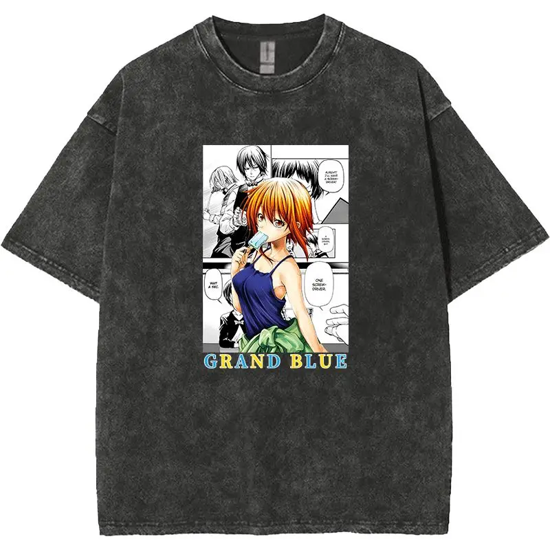 Grand Blue Chisa Kotegawa Mineral Washed T-shirt