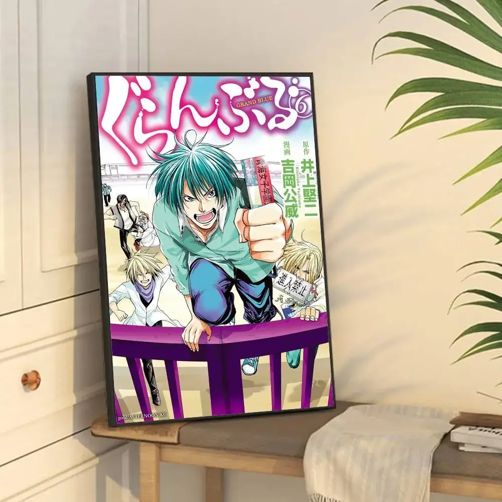 Anime Grand Blue Angry Iori Kitahara Wall Art