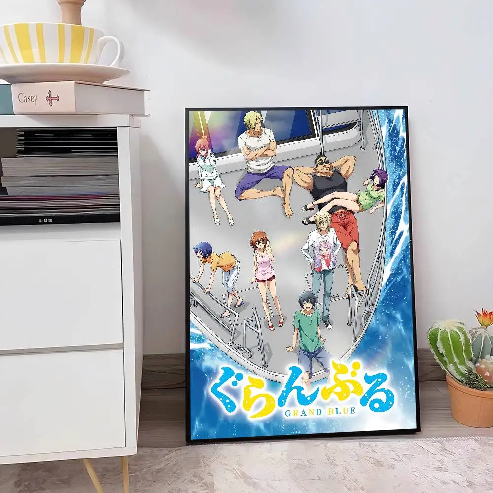 Grand Blue Main Characters Wall Art