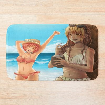 Grand Blue Beach Party Bath Mat