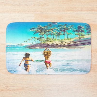 Friends Grand Blue Bath Mat