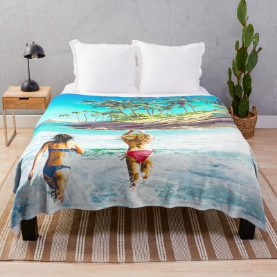 Friends Grand Blue Throw Blanket