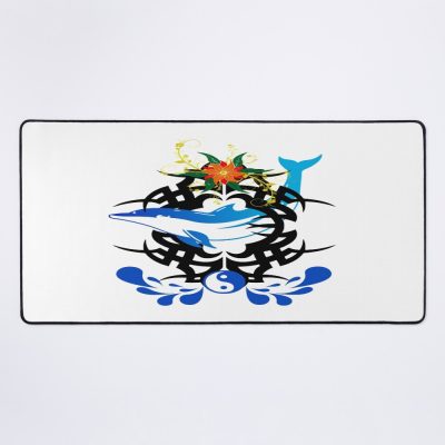 Tribal Symbol And Dolphin Mouse Pad