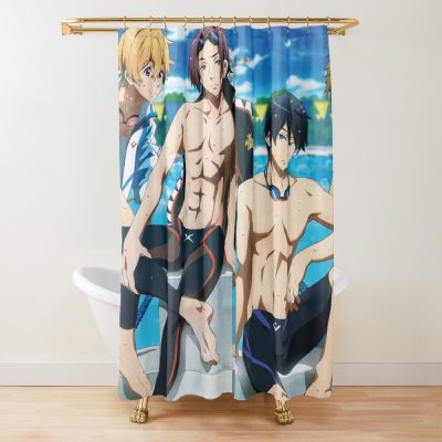 Free Anime Fanart Shower Curtain