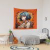 Anime Japanese Mosaic Girl Design Tapestry