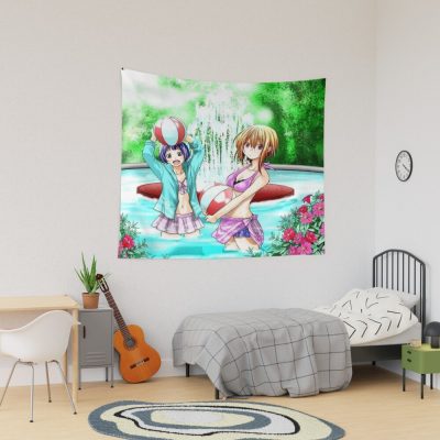 Grand Blue Chisa Kotegawa And Shiori  Tapestry
