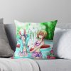 Grand Blue Anime Chisa Kotegawa And Shiori  Throw Pillow